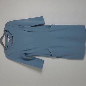 Boden Jasmine Ottoman Dress, light blue, US size 4R